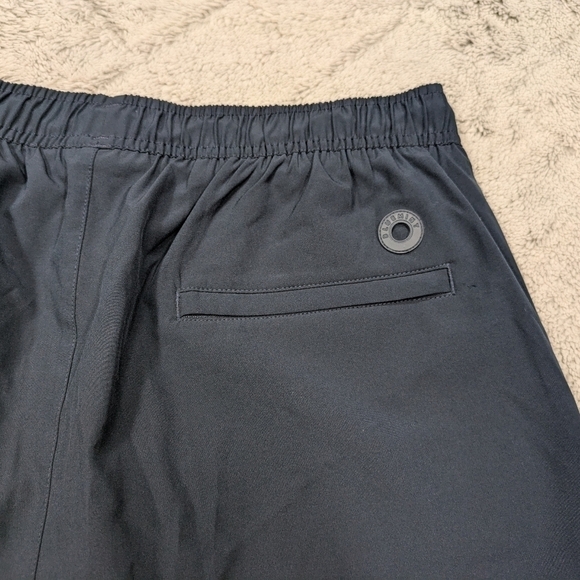 Bluemint Shorts Men's L Blue Navy Arthus Stretch Solid Swim Mesh Lined Dry 5.5” - Picture 7 of 8